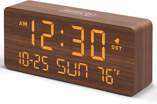 DreamSky Wooden Digital Alarm Clocks by DreamSky
