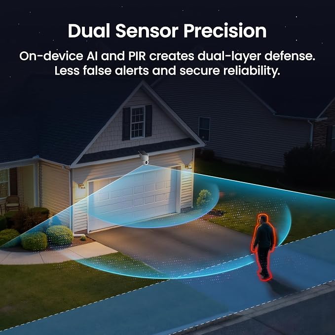 aosu SolarCam D1 Max, 4K Solar Security Cameras Outdoor Wireless, 360° Pan & - Image 7