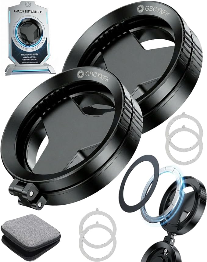 Anti-Glare Magnetic Phone Filter 2-in-1 Magnetic Cpl & Star Filter Lens by Unknown