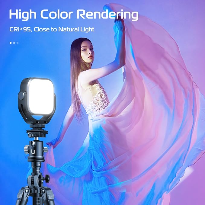 ULANZI VL66 RGB Adjustable Rechargeable 2500-6500K - Image 6