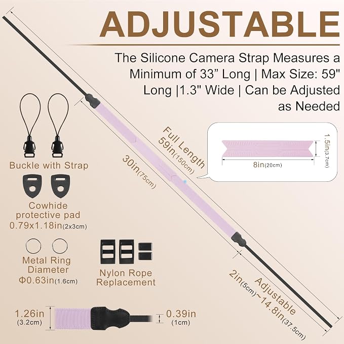 FIEIL Neck Strap Silicone Camera Straps - Image 4