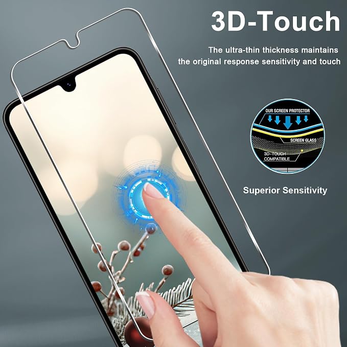 Galaxy A26 5G Screen Protector + Camera Lens Protector, 9H Tempered Glass - Image 6