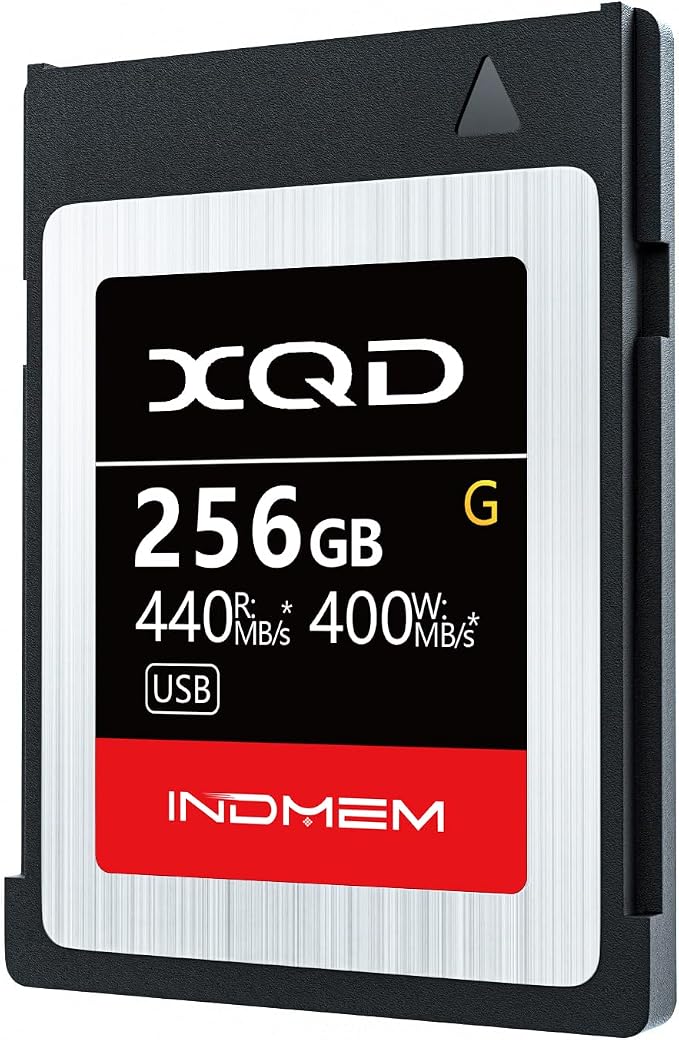 INDMEM XQD 256GB Memory Card, 5X Tough MLC XQD Flash Memory Card High Speed G by INDMEM