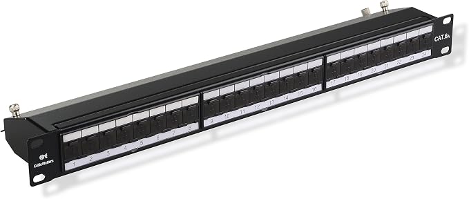 Cable Matters Rackmount or Wall Mount 24-Port Shielded RJ45 Patch Panel - Image 7