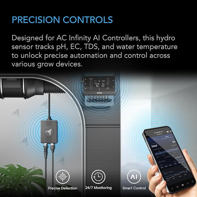 AC Infinity Hydro Sensor, Environmental Sensor - Image 2