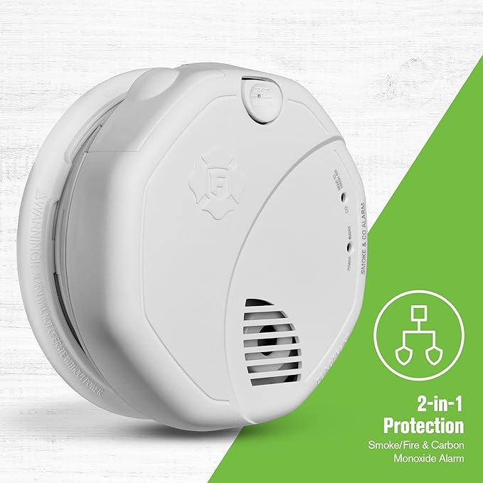 First Alert SMCO100 Battery-Operated Combination Smoke & Carbon Monoxide Alarm - Image 2