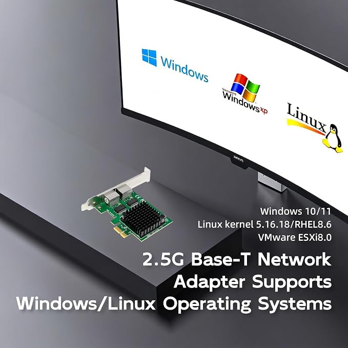 Dual PCIe X1 2.5GBase-T Network Adapter - Image 6