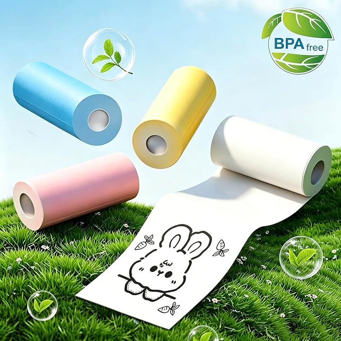 18 Rolls Kids Camera Paper Roll Refill Compatible - Image 10