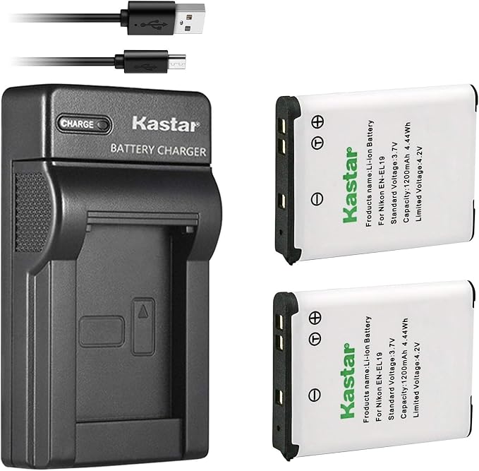 Kastar Battery + Slim USB Charger by Kastar