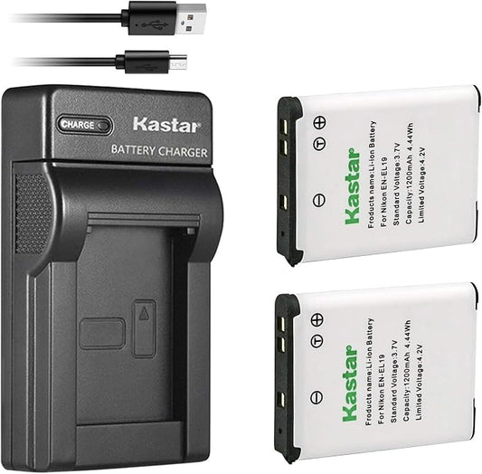 Kastar Battery + Slim USB Charger by Kastar