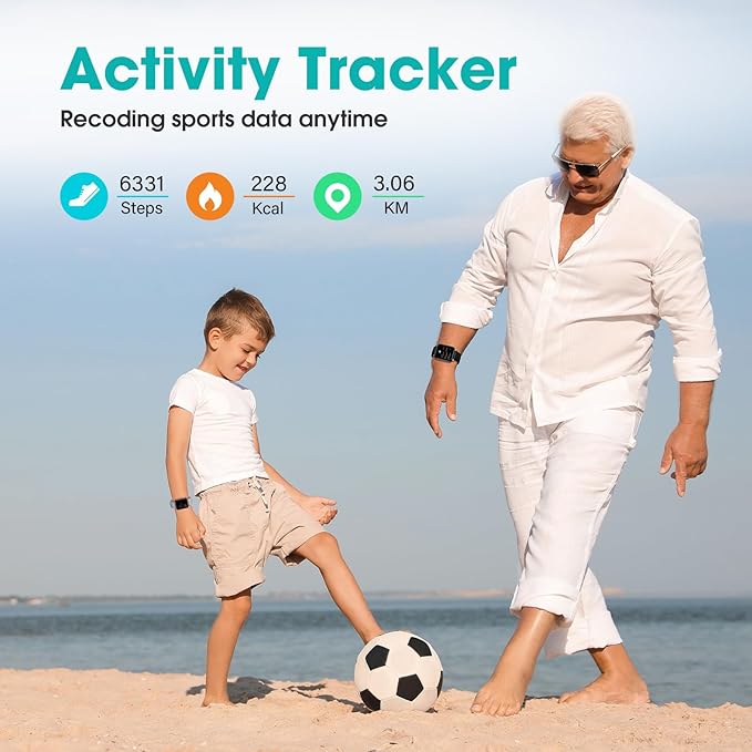 Pedometer Watch Senior Friendly No App/Phone Required, Waterproof Fitness - Image 3