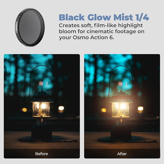 Freewell Glow Mist Filter for DJl Osmo Action 6 - Image 2