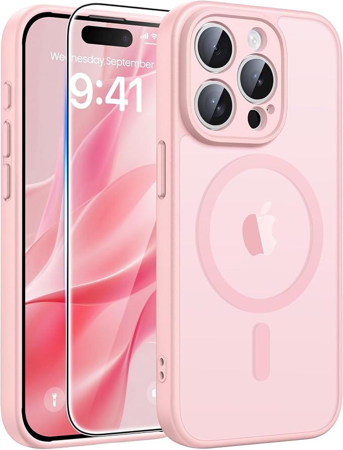 FNTCASE for iPhone 15 Pro Case: Translucent Matte Cases by FNTCASE