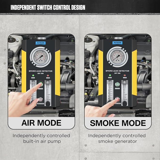 AUTOOL Automotive Smoke Leak Detector Tester EVAP Smoke Machine - Image 6