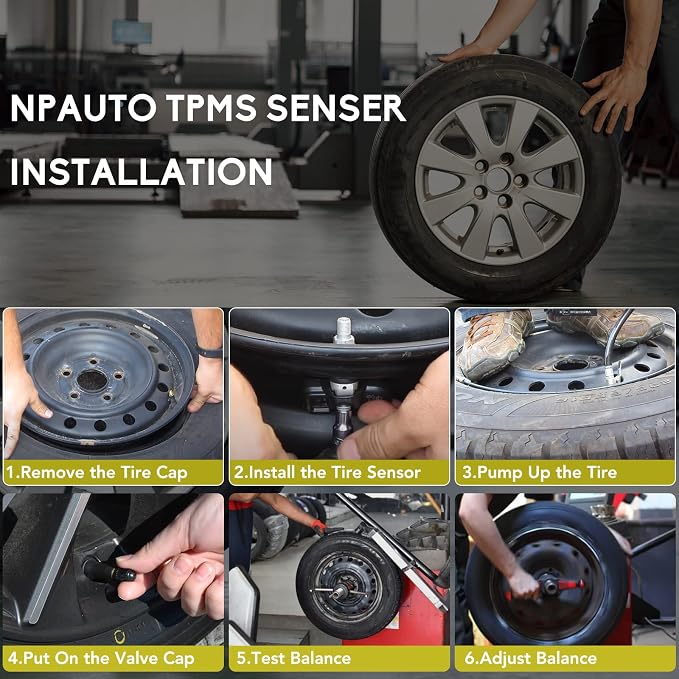 NPAUTO TPMS Sensor Fits for Smart Fortwo, Mercedes Benz C300 C350 C63/CL63 AMG - Image 6