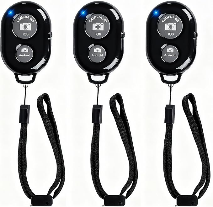 Wireless Remote Shutter for Cellphones and Tablets, AOQIYUE Bluetooth Remote by EszkozTA
