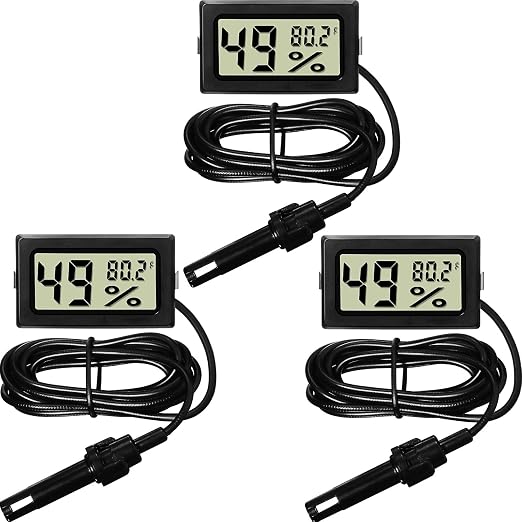 Weewooday Mini Digital Temperature Humidity Meters Gauge by Weewooday