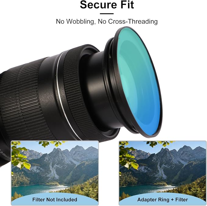 Camkix 77-82mm Step-Up Filter Ring Adapter, 77mm to 82mm - Image 6