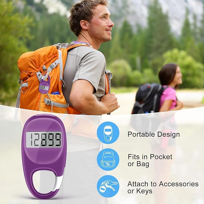 Simple Pedometer for Walking, Accurate Step Tracker - Image 5