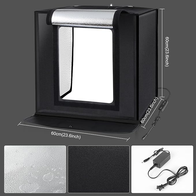 PULUZ Light Box 24x24in, Portable Photo Studio Light Box - Image 7