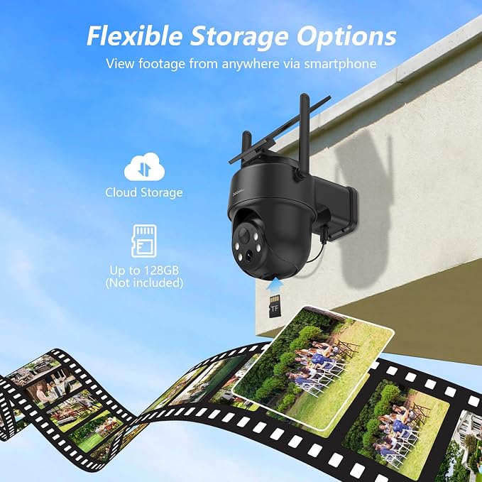 GALAYOU Solar Camera Outdoor Wireless- 2.4GHz WiFi Home Security Cameras - Image 7