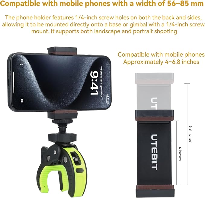 UTEBIT Super Clamp Camera Mount Kit - Image 4
