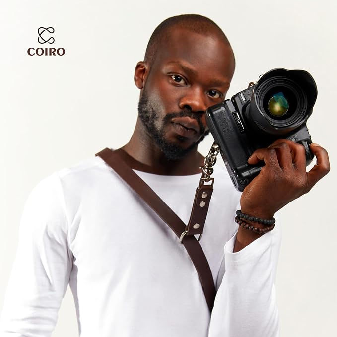C Coiro Leather Camera Strap Crossbody - Image 6