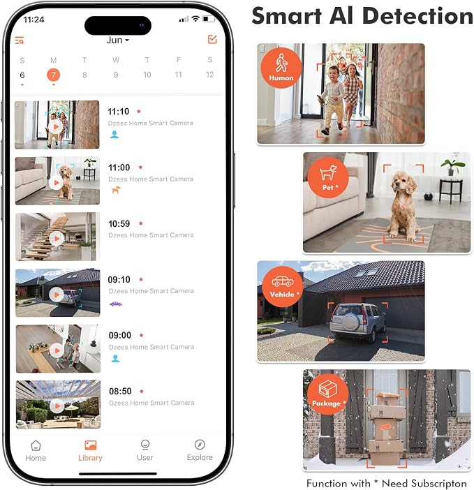 Dzees Security Cameras Wireless Outdoor - Image 2