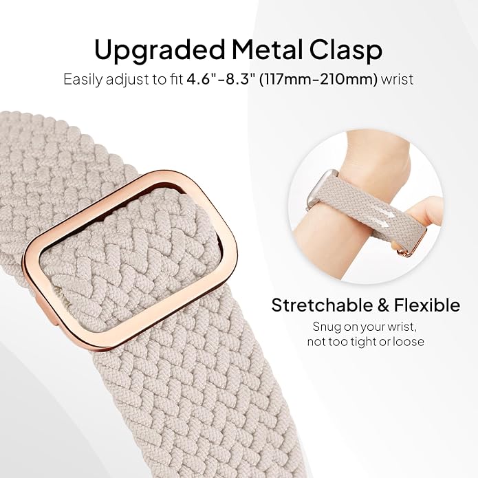 4 Pack Braided Stretchy Bands Compatible - Image 5