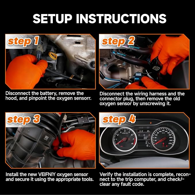 " VEIFNIY Upstream & Downstream Oxygen Sensor Set|Direct Replacement - Image 5