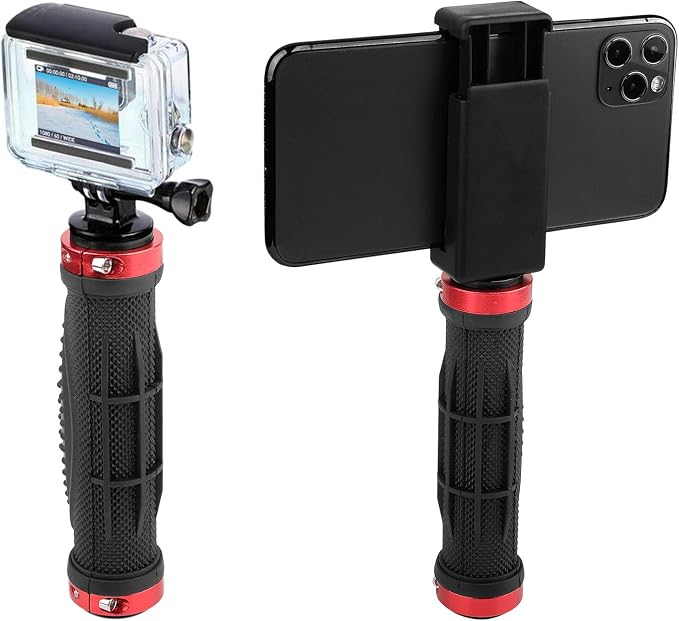 Camera Handle Grip Mount, ChromLives 1/4'' Camera Stabilizer, DSLR Top Handheld - Image 2