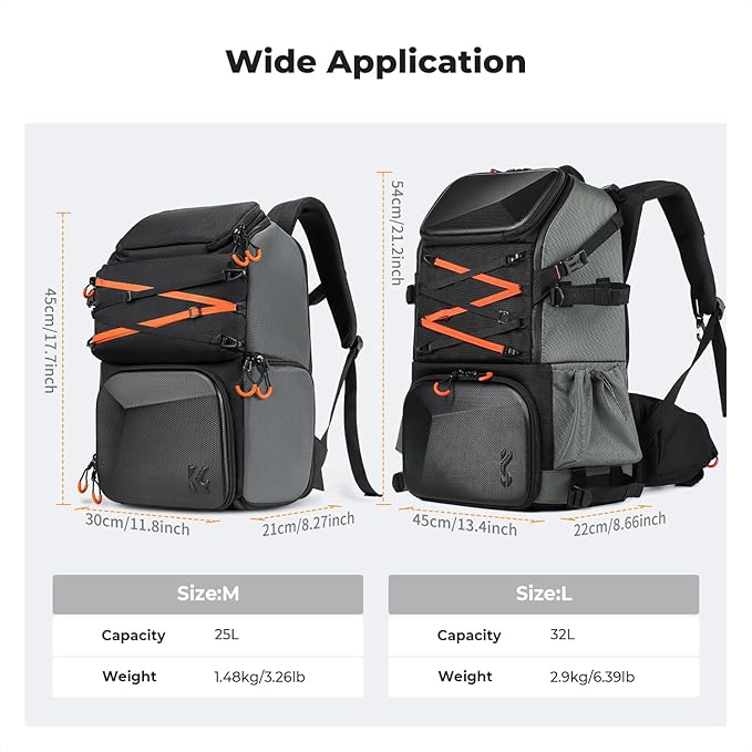 K&F CONCEPT Camera Backpack Shoulder Bag - Image 7