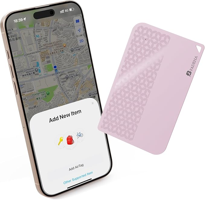 2026 Apple MFi Certified Wallet Tracker Smart Card by BFADEHA