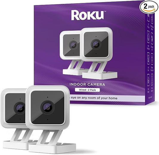 Roku Indoor Camera for Home Security, Works by Roku