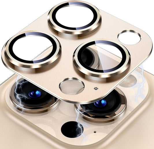 Uyiton for iPhone 13 Pro/iPhone 13 Pro Max Camera Lens Protector, Metal Ring by Uyiton