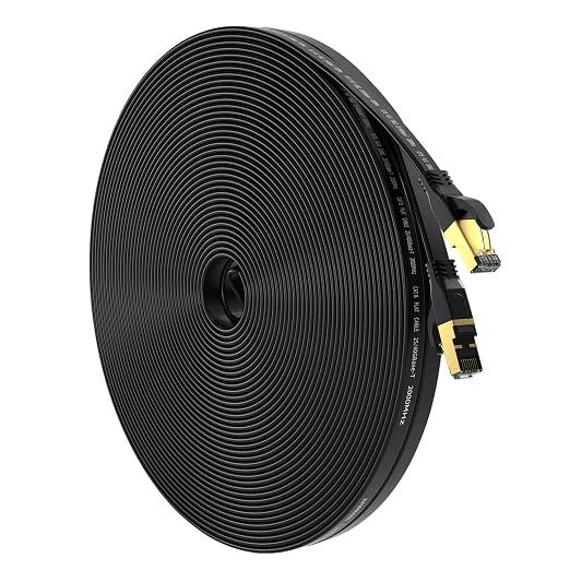 Cat 8 Ethernet Cable 75 FT, Outdoor&Indoor High Speed Heavy Duty Network LAN by Unknown