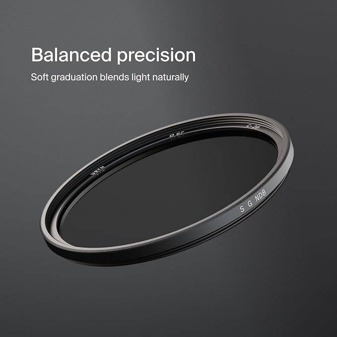 Urth 58mm Soft Graduated ND8 Lens Filter — 3-Stop, HD Optical Glass 20-Layer - Image 2