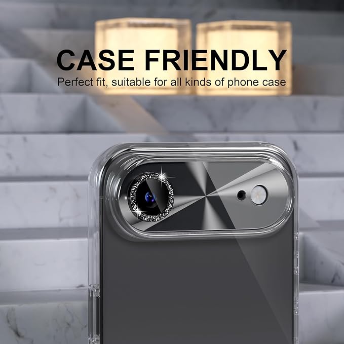 Choiche Compatible for iPhone 17 Air Camera Lens Protector, Bling Camera Cover - Image 4