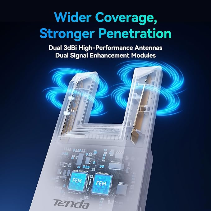 Tenda WiFi Range Extender AC1200 - Image 6