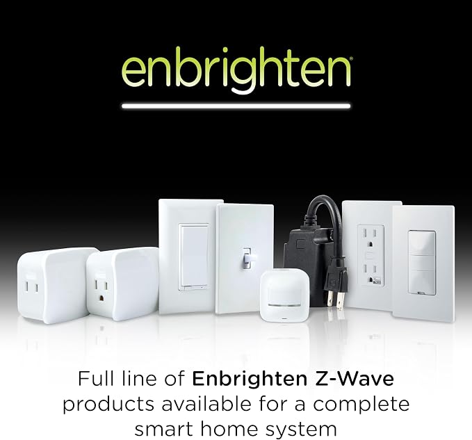 Enbrighten Z-Wave Plus in-Wall Smart Tamper-Reistant Outlet, Works - Image 6