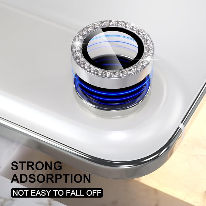 Choiche Compatible for iPhone 17 Air Camera Lens Protector Bling, 9H Tempered - Image 5