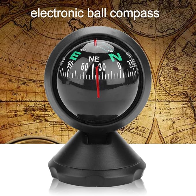 Car Compass, Night Vision Electronic Digital Compass, Direction Guidance - Image 2