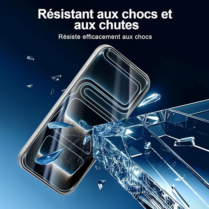NEW'C 3x Screen Protector for iPhone 17 Pro+ 3x Camera Lens Protector, Sensor - Image 6