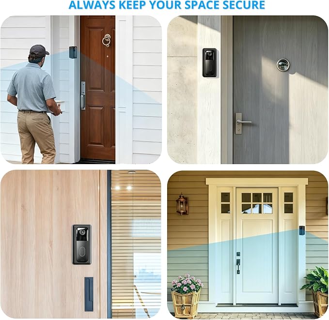 No Drill Doorbell Mount for Blink 2nd Gen Video Doorbell Camera | 30°Left/Right - Image 7