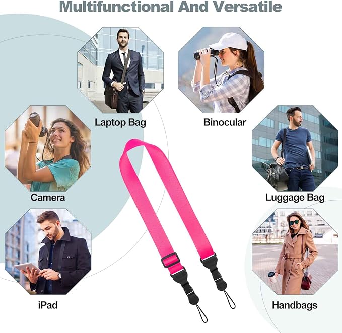 Adjustable Shoulder Strap, Comfortable Camera Strap, Neck Lanyard - Image 5