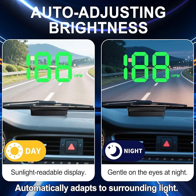 Amiss Heads Up Display for Cars, Digital HUD Speedometer for Automotive - Image 6