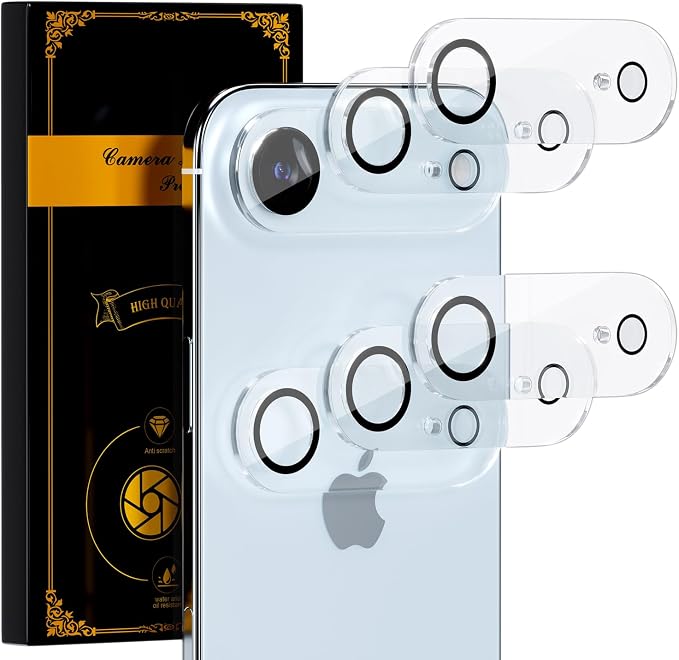 for 6 Pack iPhone Air Camera Lens Airtector 9H Tempered Glass Camera Screen by Beuxece