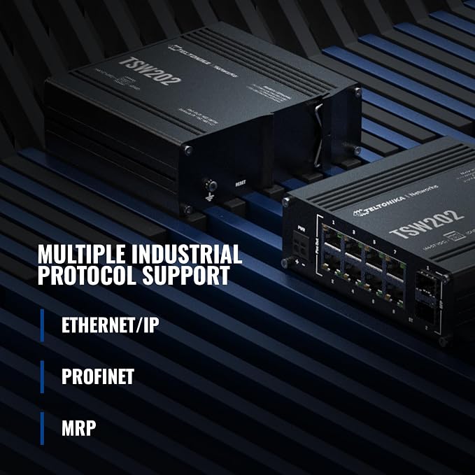 Teltonika TSW202 Industrial Managed PoE+ Ethernet Switch - Image 5