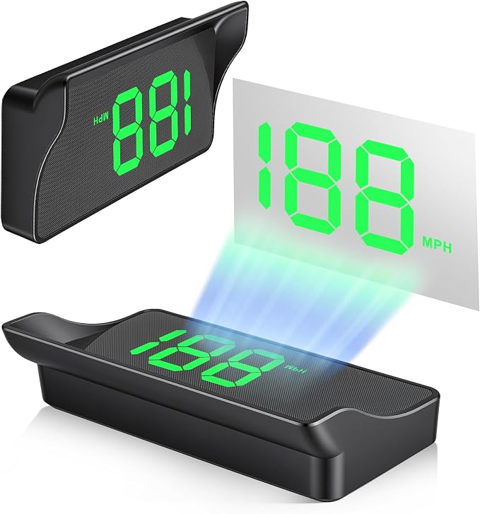 SINGARO Heads up Display for Cars, USB Plug Digital GPS HUD Speedometer by SINGARO