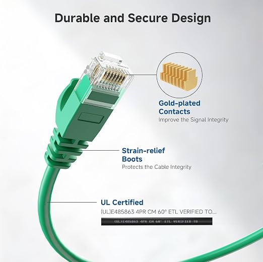 Cable Matters 10Gbps Snagless Cat 6 Ethernet Cable - 75ft - Image 5